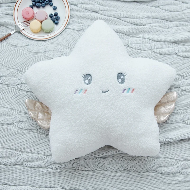 Hot New Stuffed Angel Cloud Moon Star Plush Pillow Soft Cushion Cloud Stuffed Plush Toys For Children Baby Kids Pillow Girl Gift 3