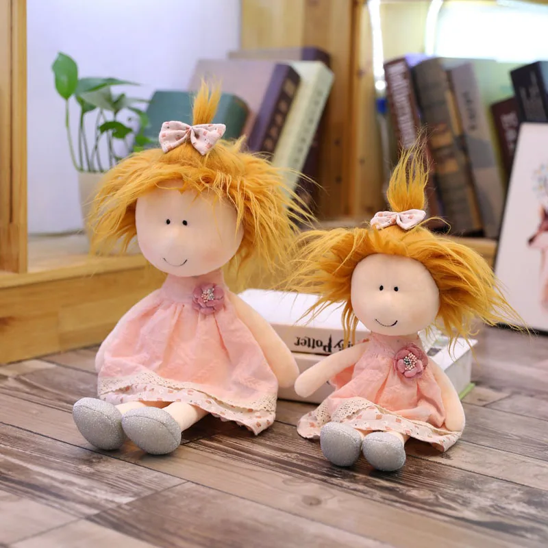 Lucky Boy Sunday Милая Красивая плюшевая кукла для девочек Kawaii одежда для девочек платье плюшевая игрушка подарок на день рождения для детей девушка
