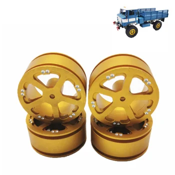 

4PCS Upgraded Metal Wheel Rim Hubs For Fayee WPL C24 B36 Q60 Q65 FY001 FY002 1/16 RC Crawler Car