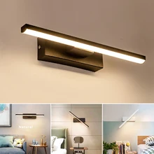 

LED Bedside Wall Light Rotatable Adjustable Bedroom Lights Indoor Simple Aluminum Wall Lamp