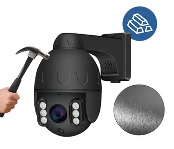 

4G WIFI AI Auto Tracking 5MP Mini PTZ Speed Dome IP Camera Outdoor 5X Zoom Wireless ONVIF Camera IR 60m Two Way Audio