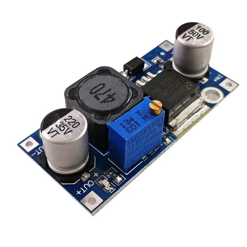 

DC-DC step-down power supply module 3A adjustable step-down module LM2596 regulated 24V to 12V 5V 3V