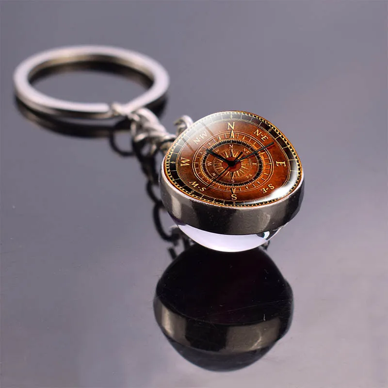 Compass Keychains, 2pcs Vintage Keyring Pendant Zinc Alloy Pocket Compass  Keychains For Outdoor Navi, Fruugo Ie