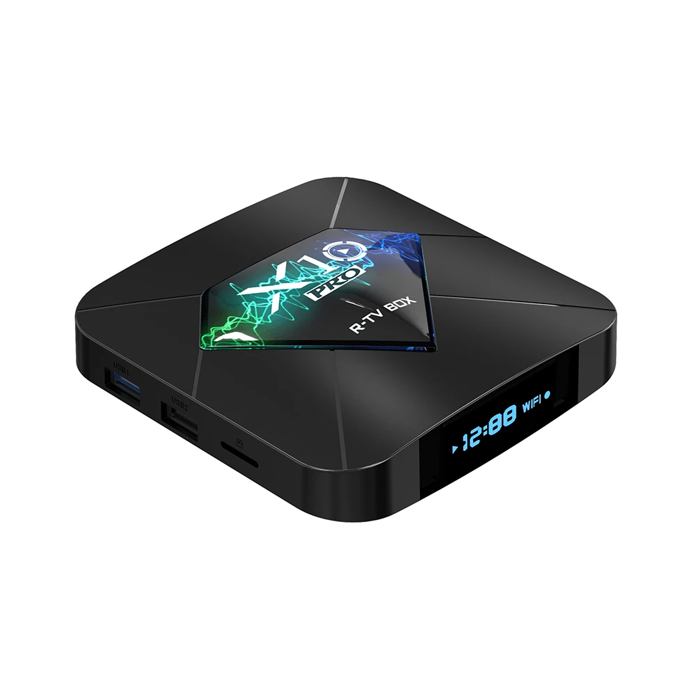 Android 9,0 tv BOX R-tv Box X10 Pro DDR4 Amlogic S905X2 4 ГБ 32 ГБ/64 Гб rom BT4.0 USB3.0 2,4G/5G Dual wifi 3D 4K HDR телеприставка