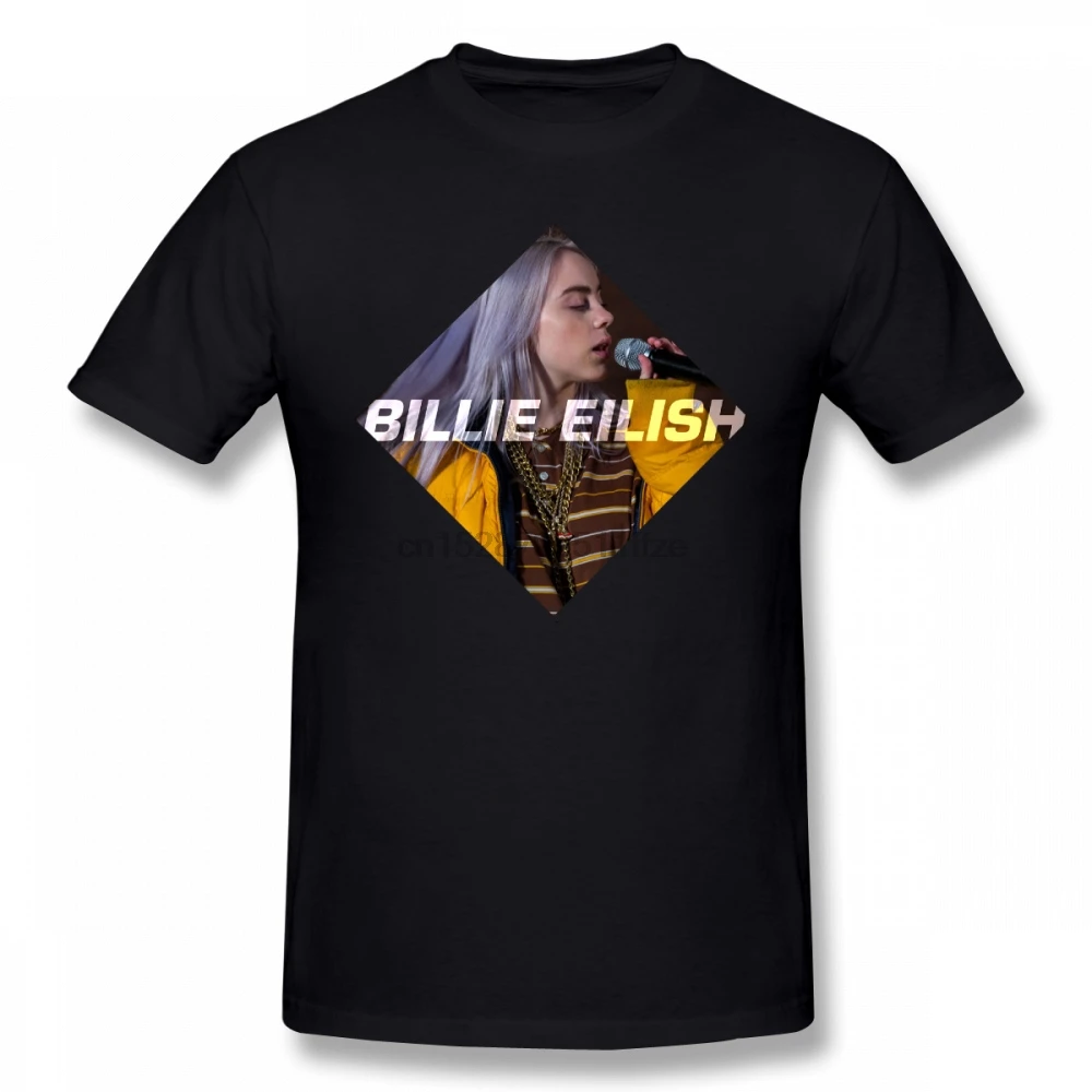 Лидер продаж 2018 года футболка Billie Eilish Singer Мужская для косплея хлопковая Футболка