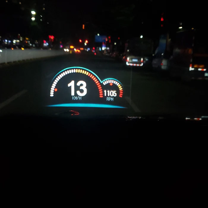 Цифровые спидометры Hud Дисплей большой экран с одометром превышения скорости сигнализации TD326