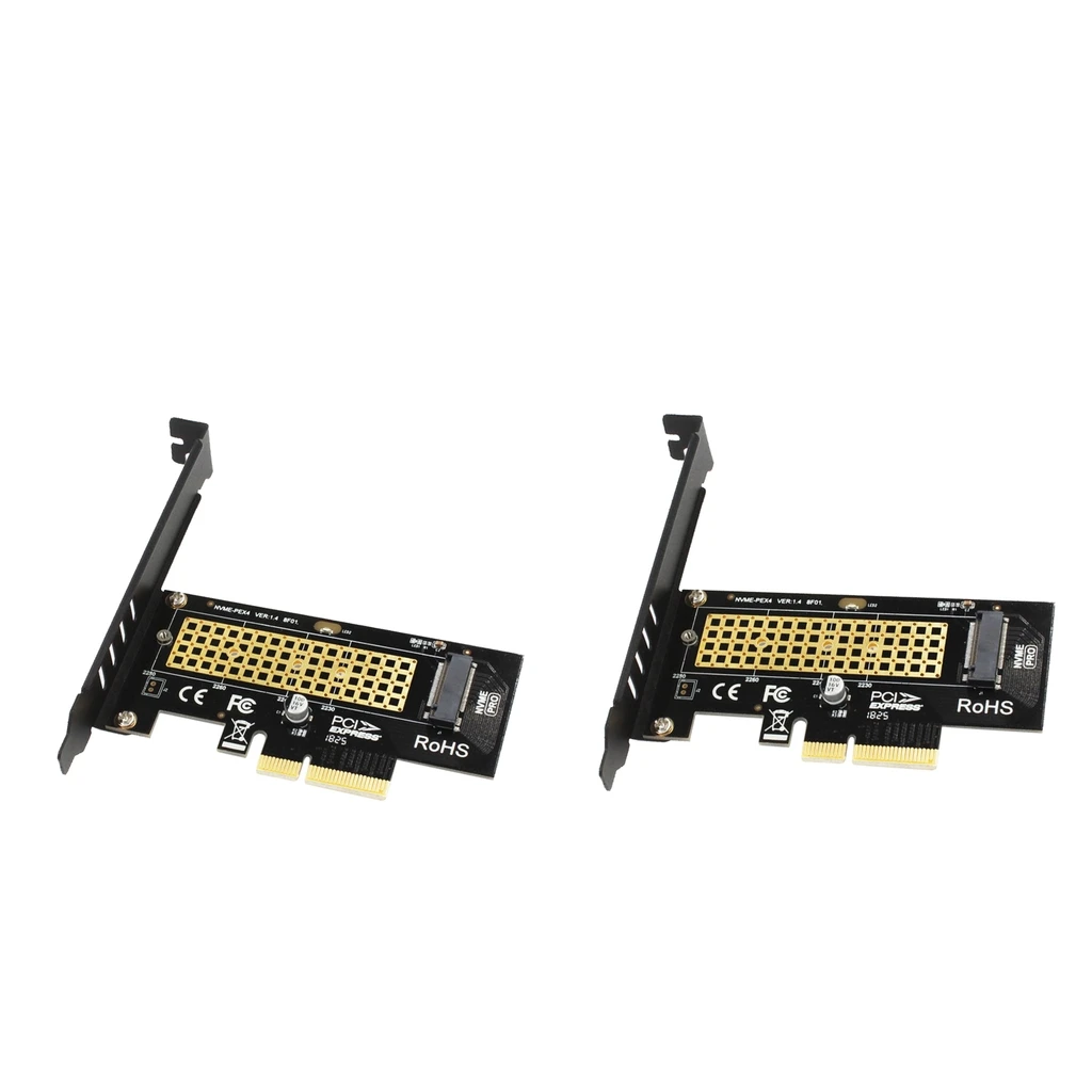 2x M.2 NVME SSD для PCI Express 3,0X4 хост Плата расширения M-Key NVME M.2 SSD