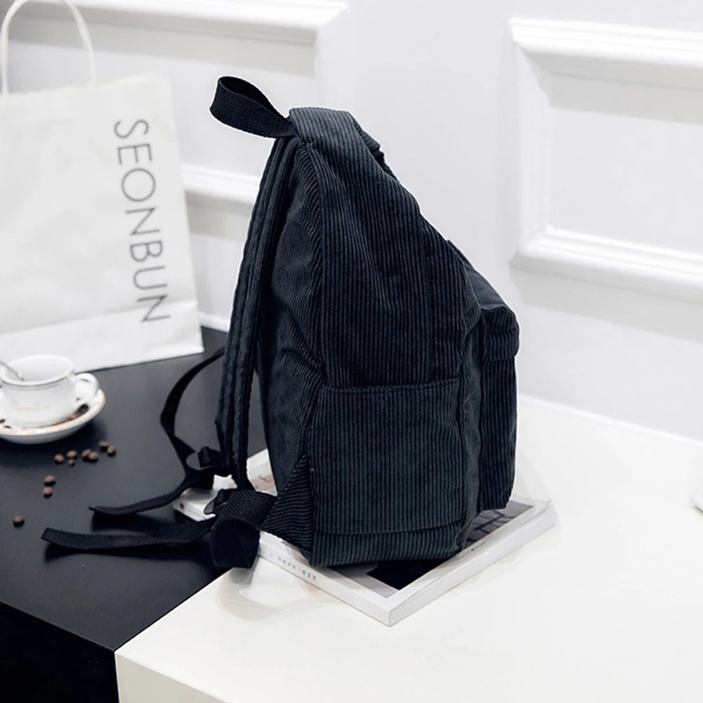 Для женщин Мини рюкзак для девочек школьная сумка рюкзак вельвет дорожная сумка Регулируемый вельветовые Дамская мода рюкзак