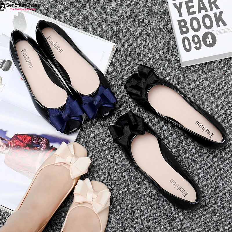 

Women Flat Shoes Sexy Solid Color Casual Shoes Comfortable Tip Temperament Fashion Women Shoes Matte Shoes 2019 Butterfly-knot