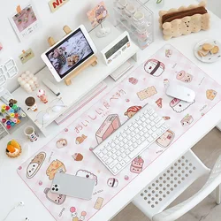 Tapis de souris surdimensionné imperméable en Pu, tapis d'écriture pour étudiant, tapis de bureau d'ordinateur de bureau, coussin d'ordinateur portable, organisateur de bureau avec calendrier 