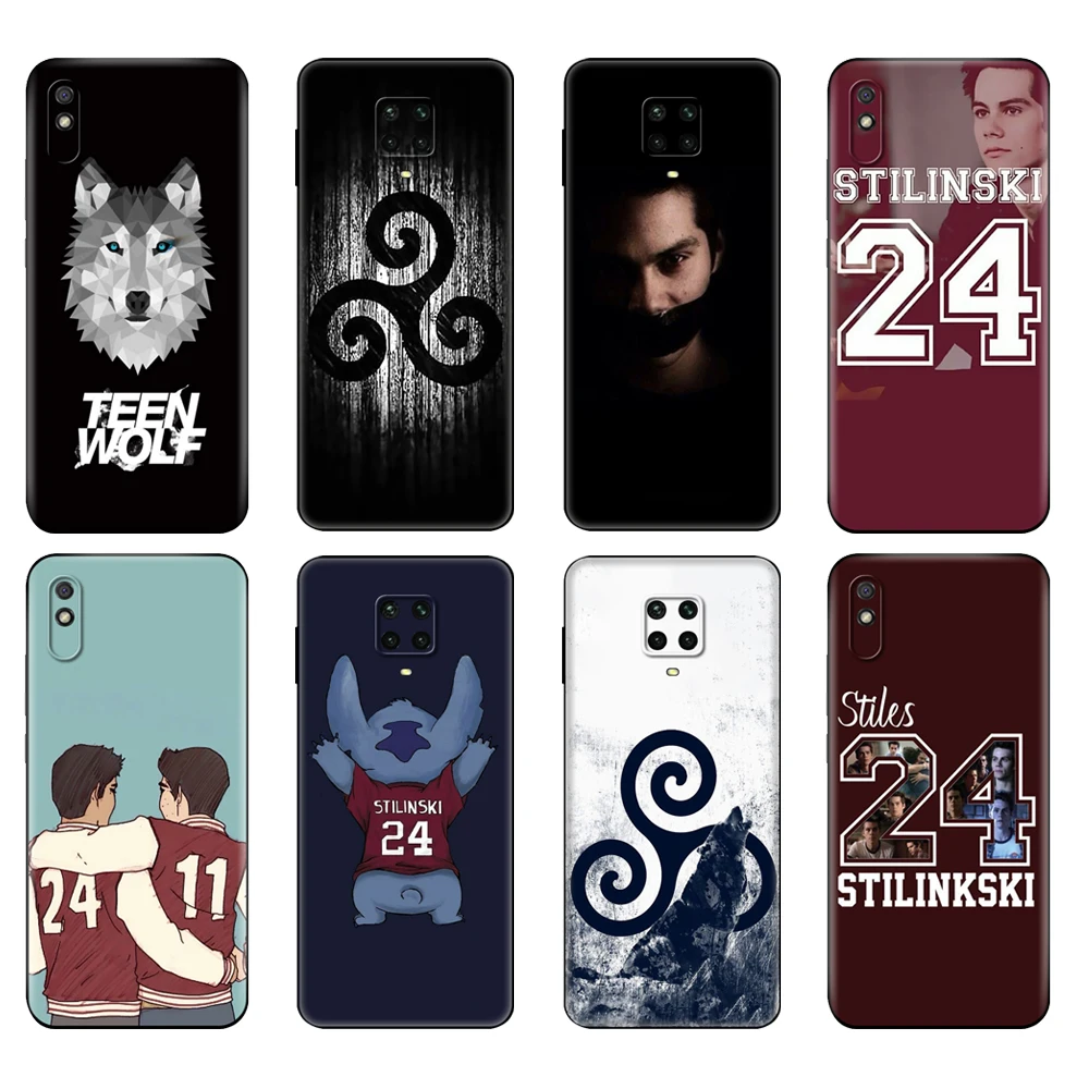 Черный чехол из ТПУ для Xiaomi Redmi 7A 8 8A 9 9A 9C Note 8T Pro T 9S Teen Wolf Stilinski 24 | Мобильные телефоны