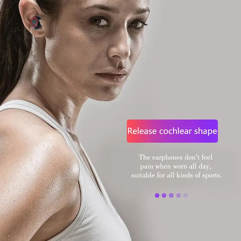HobbyLane W12 TWS Bluetooth 5 0 Wireless Earphone Multi function Sports Headphone Touch Control Bluetooth Earbuds