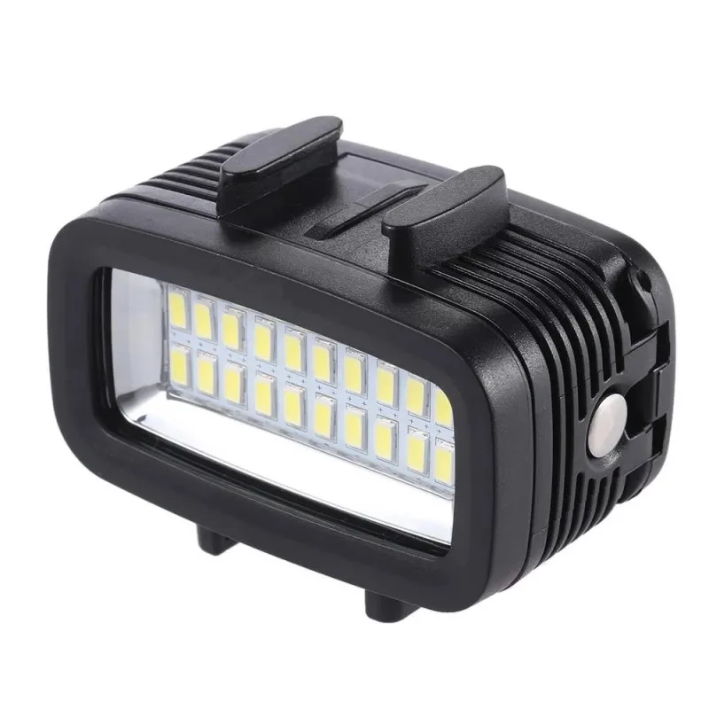 Eshowee gopro led аксессуары 40 м водонепроницаемая лампа под водой gopro светодиодная вспышка Видео заполняющая свет для SJCAM Xiaomi 700LM SL-100