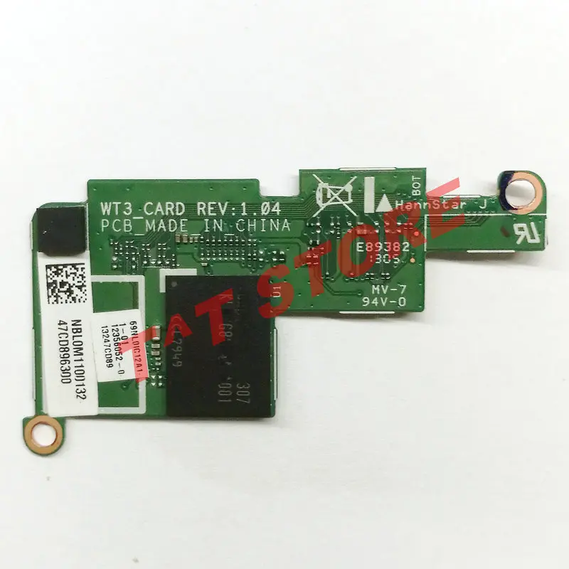 

Original For Acer Iconia W510 W510P W511 W511P CARD READER 64G SSD board WT3_CARD test good free shipping