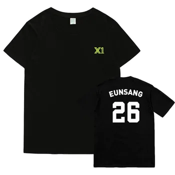 

Kpop produce 101 x1 concert same member name printing t shirt unisex summer style k-pop o neck short sleeve t-shirt