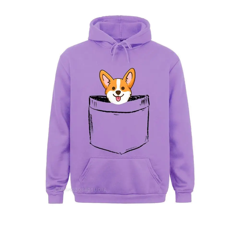 Family Women Hoodies Pocket Baby Corgi Dog Love-r Dad Mom Boy Girl Funny T-Shirt__B6319 Sweatshirts  Long Sleeve Clothes Europe Pocket Baby Corgi Dog Love-r Dad Mom Boy Girl Funny T-Shirt__B6319purple