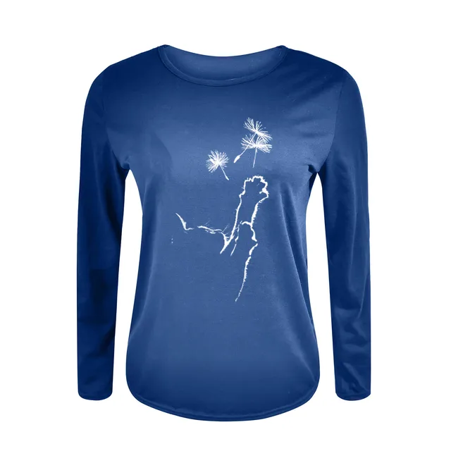 Fashion Blouse 2021 Women Autumn Winter Tops Loose Cat Print Causal Long Sleeve  Top Blouse blouses blusas mujer 5