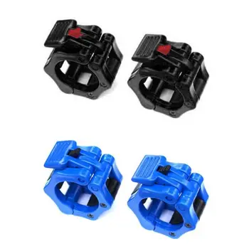

A Pair Lock Jaw Collars Barbells Muscle Clamp Bar Lockjaw Quick Release Locking Weightlifting Training Accessories