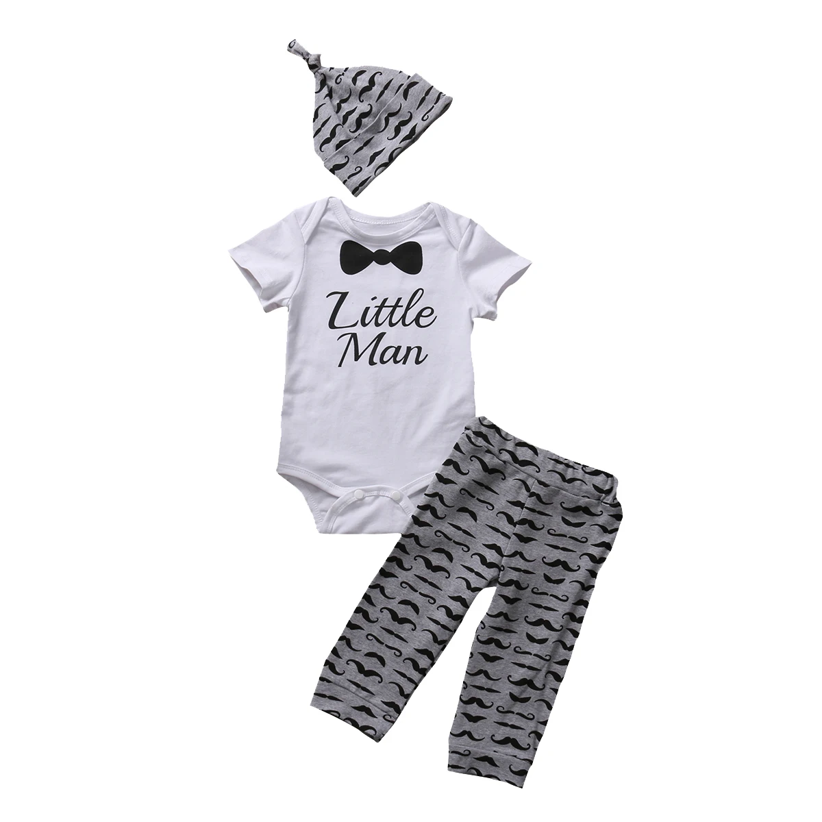 3 шт. детский хлопковый комбинезон штаны и шапка |