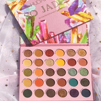 

30 Colors Glitter Matte Eyeshadow Pallete Makeup Nude Shimmer Eyeshadow Waterproof Lasting Glitter The Shadows Cosmetics TSLM1