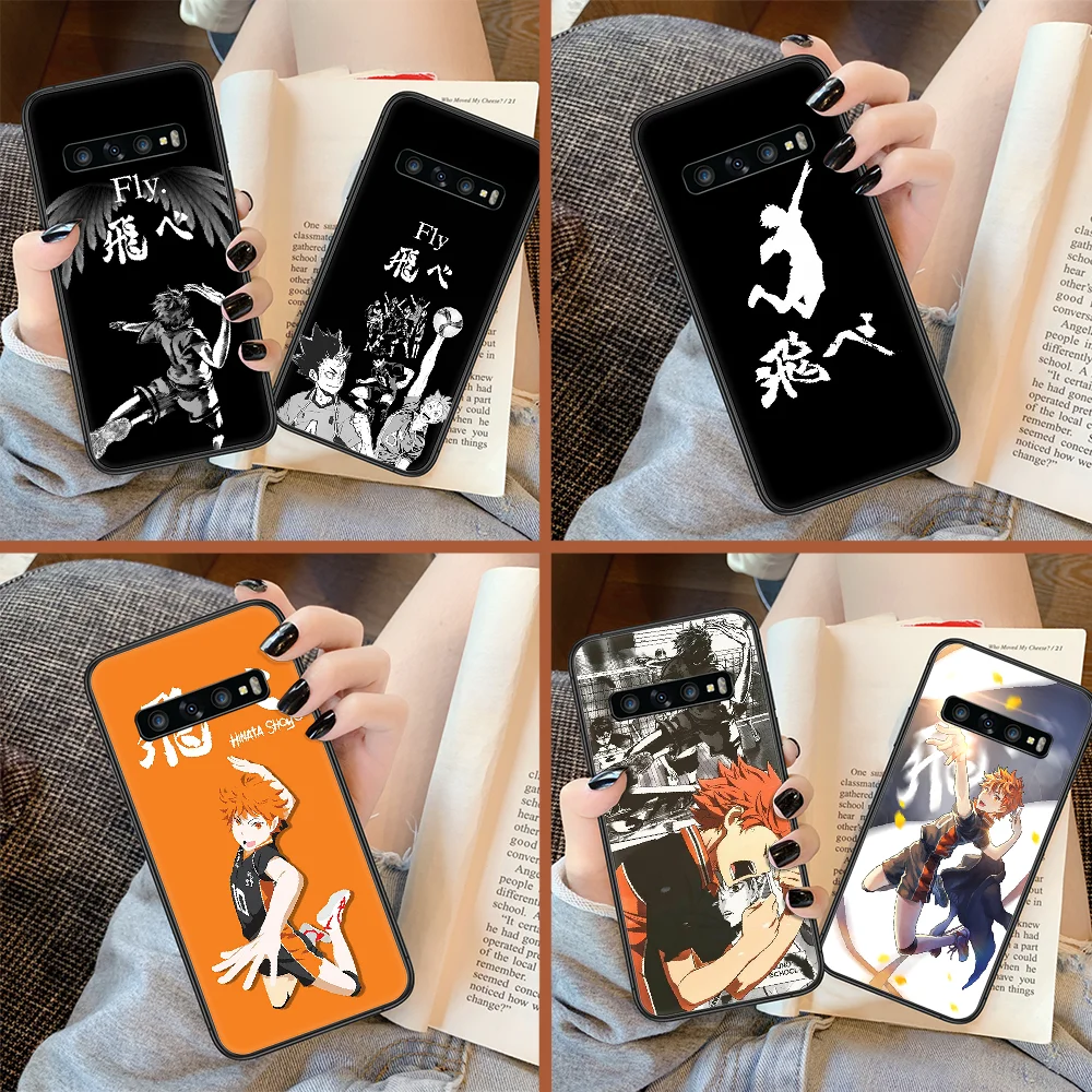 Haikyuu Hinata Shoyo аниме чехол для телефона Samsung Galaxy Note S 8 9 10 20 Plus E Lite Uitra черный корпус