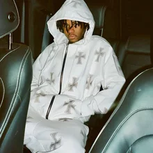 夜空 LFYT BLING BUCKLE HOODED SWEATSHIRT - www.droneblog.fr