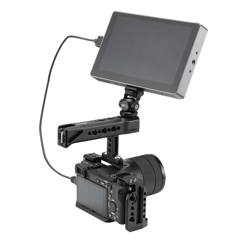 UURig R018 ручка для камеры с 3 отверстиями для холодного башмака Arri 1/4 винтовая установка для Canon Nikon sony DSLR аксессуары