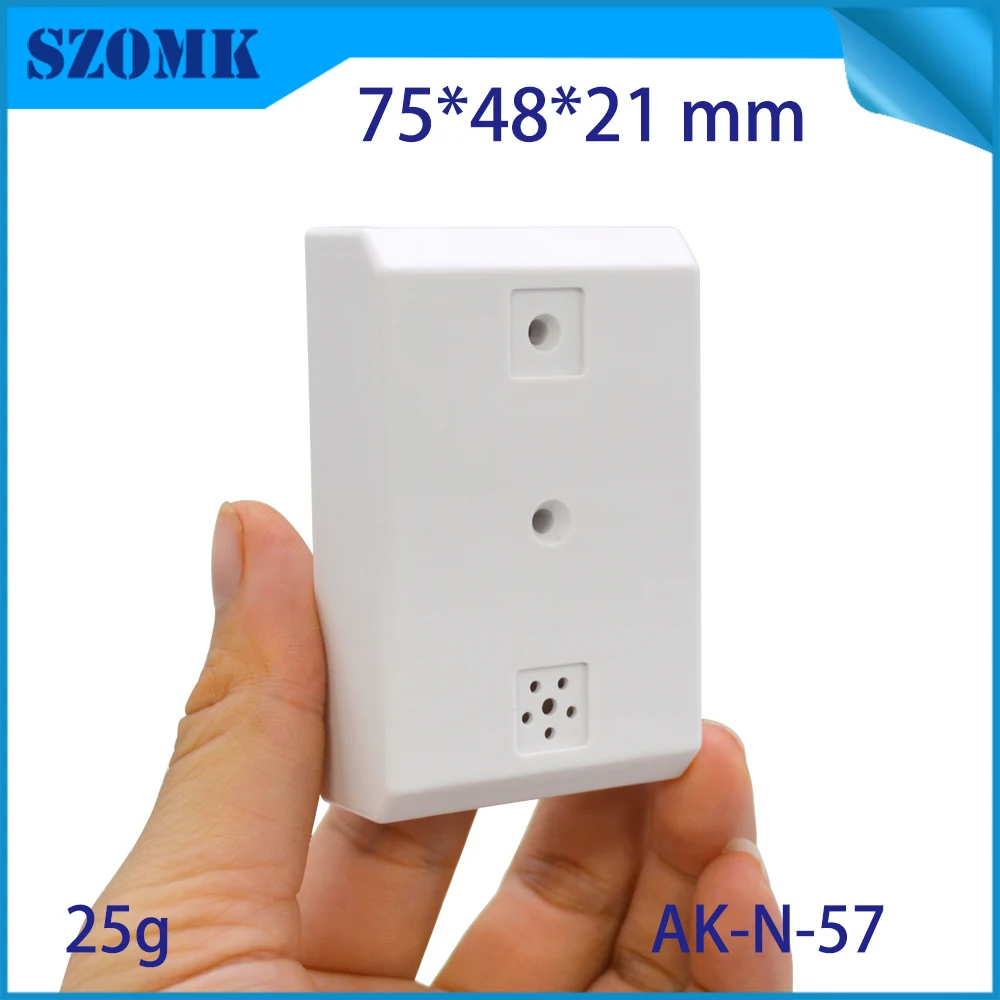 

1pcs 75*48*21 white absplastic square shape sound pickup enclosure for electricical box with customization service