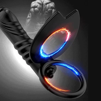 Penis Vibration 10 Mode Dildo Vibrator For Women Men Strap On Penis Vagina Plug Vibro Panties Sex Toys For Couples Vibrators 3