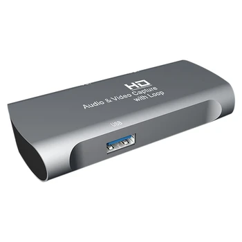 

HDMI HD Video Capture Card Support 4Kx2K Input 1080PHD Video Capture Card for Games, Meetings, Teaching Videos
