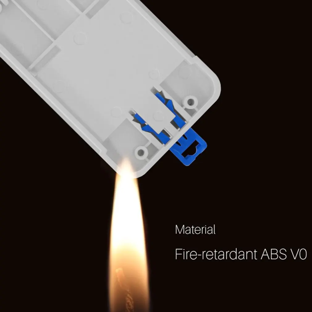 Dr Din Rail лоток Регулируемый установленный рейку чехол держатель для Wi-Fi дистанционное управление переключатель Sonoff Basic/RF/Pow/TH10/16/Dual