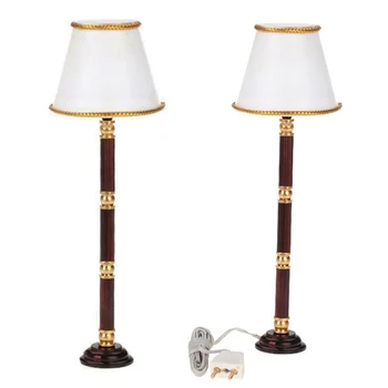 

1:12 Dollhouse Miniature LED Light Floor Lamp