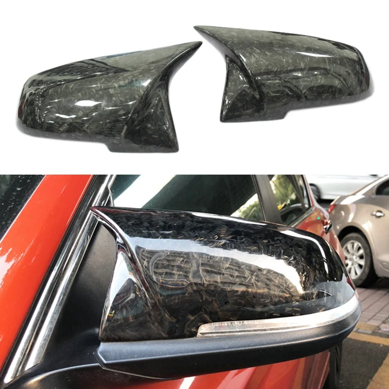 

Automotive Forged Grain Real Carbon Fiber Mirror Housing Replacement for Bmw 1-4 Series X1 3Gt 320 420