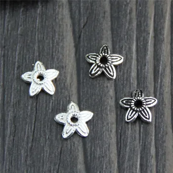 

6.8MM Real 925 Sterling Silver Spacer Bead Caps DIY Bracelet Making Findings&Components