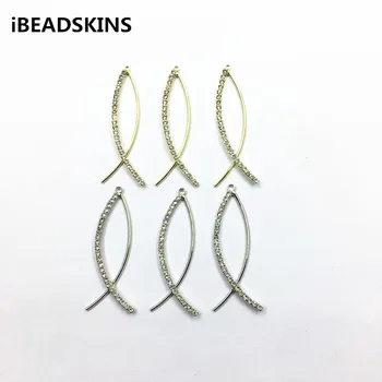

New arrival! 50x17mm 50pcs Rhinestone Claw chain charm/Connectors for Necklace,Earrings parts,hand Made Jewelry DIY