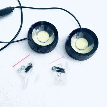 

COB Fog Light LED Round White Halo DRL Driving Car Truck Waterproof 18W