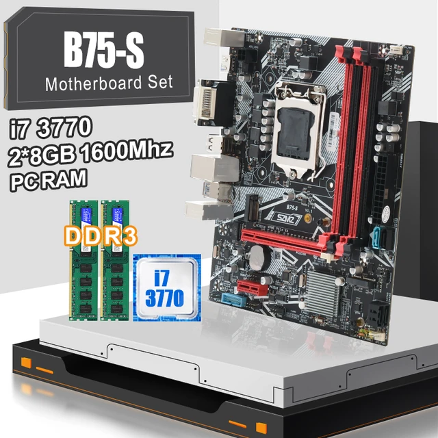 intel core i7 3770  DDR3  16GB マザーボードセット