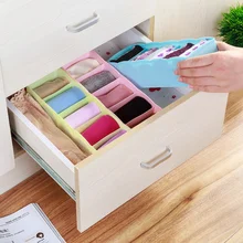 Socks, panties and tie compartment storage box storage box plastic drawer home desktop