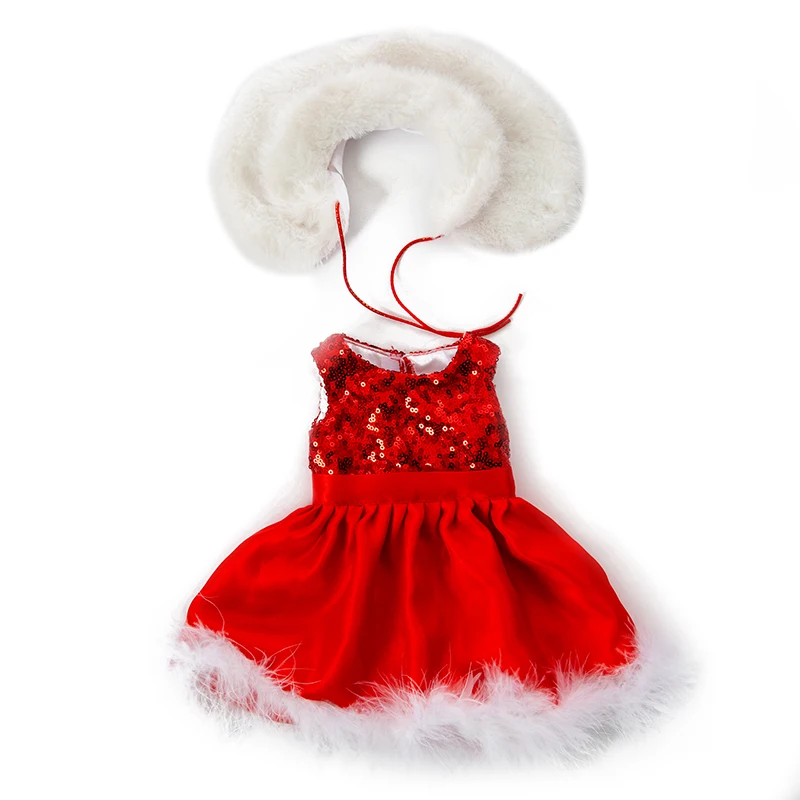 Рождественская кукольная одежда для 43 см/17 дюймов, Детская кукла, лучший подарок на день рождения для детей(продается только одежда