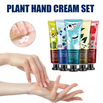 

Green plant Fragrance Hand Creams Anti-crack lasting Moisturizing nourishing Soft and smooth Whitening Hand care Creams TSLM1