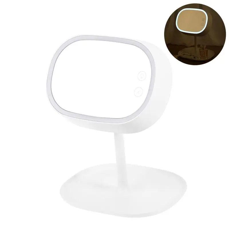 

Touch Screen Lighted Makeup Mirror Lamp Two-in-one creative makeup mirror and table lamp