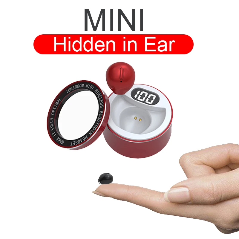 

Беспроводные Bluetooth-наушники с микрофоном и невидимой головкой