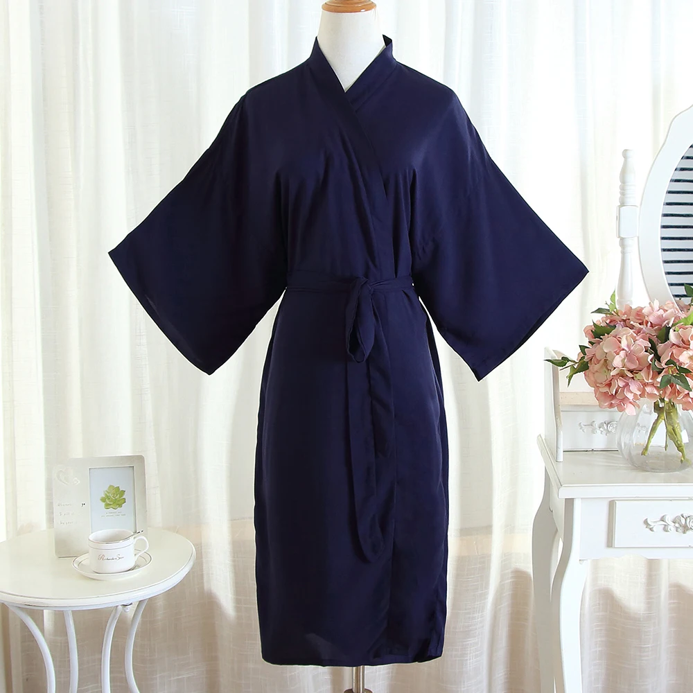 Повседневное кимоно халат Мужская пижама ночная рубашка мягкий хлопок унисекс интимное женское белье для домашней носки домашняя одежда ночное белье