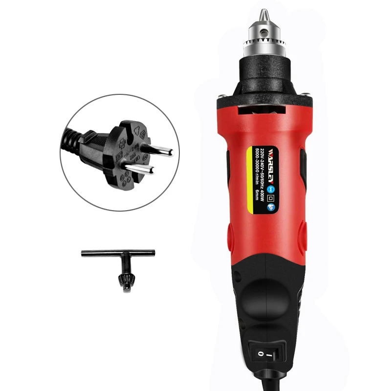 30000RPM 400W Electric Drill Mini Engraver With 6 Variable Speed For Dremel Metalworking Drilling M