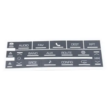 

Stereo Radio Navigation Button Repair Decals Sticker For 07-14 Cadillac Escalade C6UB