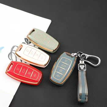 Nuova copertura della cassa chiave dell'automobile di TPU per la grande muraglia Haval/Hover H6 H7 H4 H9 F5 F7 H2S supporto Shell Fob accessori Auto Smart Protect