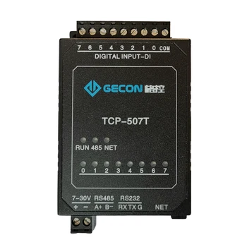 

8-channel DI Ethernet module Industrial acquisition control module ModbusRTU TCP UDP protocol IO unit