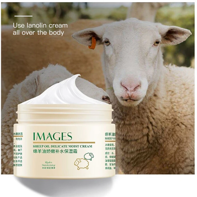 Australia Sheep Oil Lanolin Nourish Face Cream Collagen Moisturizing Soothing Hydrating Brightening Anti-Aging Cream Skin Care - Image 3