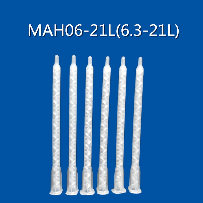 Mah0621l Ma6.321l Mixing Nozzles Resin Static Mixer For Duo Pack Epoxies Mixing Tube Epoxy