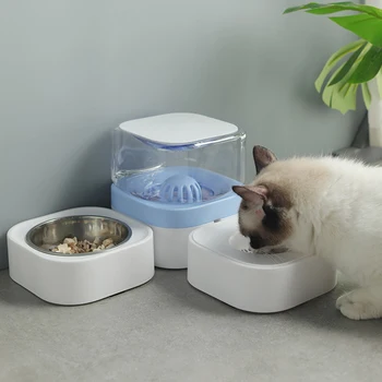 

Storage Home Easy Clean Ultra Quiet Pet Water Dispenser Cat Feeder Automatic Circulation Bowl Detachable PP Large Capacity